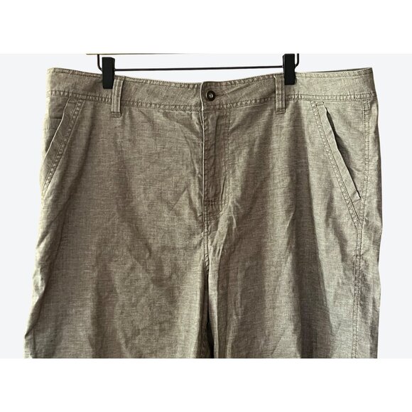 Prana Men's Size 40 Light Brown Hemp Blend Lightweight Shorts 40" x 11" - Picture 3 of 7
